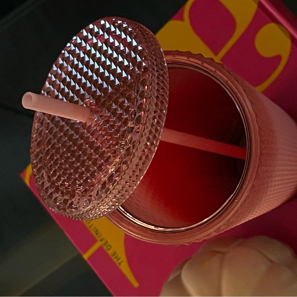 LAST ONE💗NWT✨Starbucks 2022 Holiday Waxberry Blush Gradient Bling Venti Tumbler - Picture 8 of 9